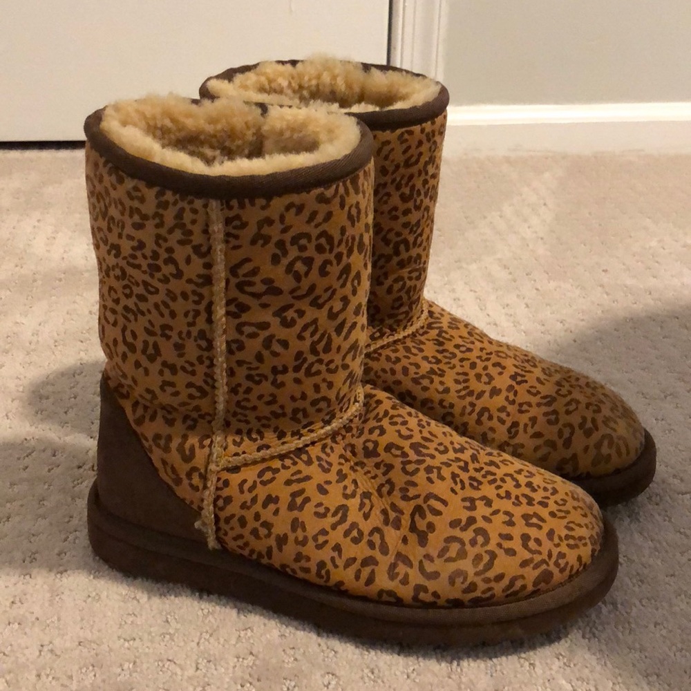 UGG cheetah print boots